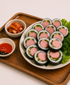 Cơm cuộn xúc xích